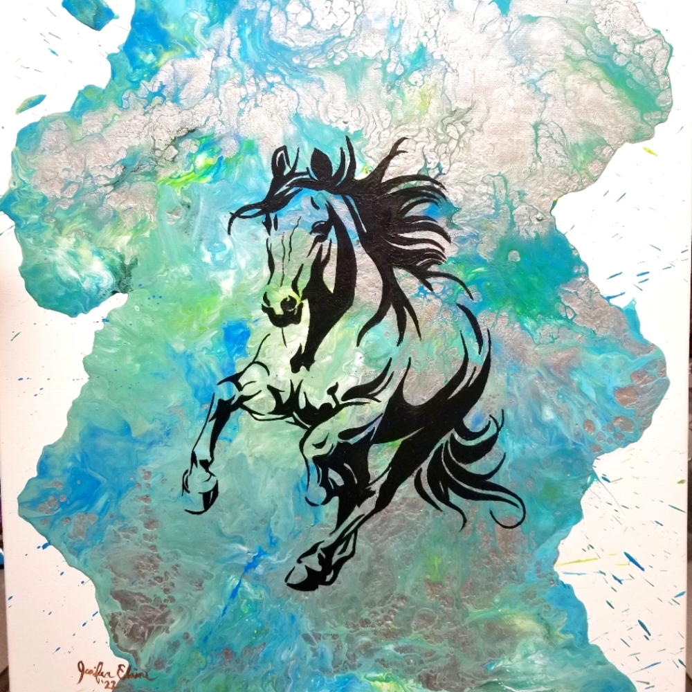 Original Dragonfly Legacy Studios Acrylic Painting